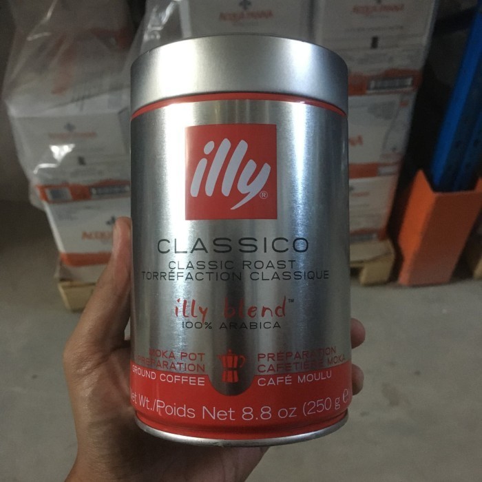 

Secrenada - Illy Moka Pot / Bubuk Kopi Mokapot / Ground Coffee Classico 250 Gr