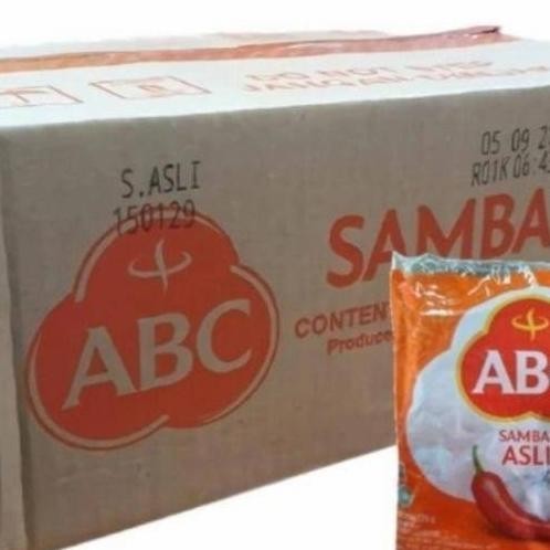 

Sambal Abc Sachet Sti Saos 8Gr 1 Dus / Karton Isi 21 Pak
