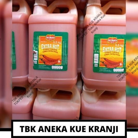 

Delmonte Saus Sambal Extra Hot 5.5 Kg Jerigen Chilli Ekstra Pedas