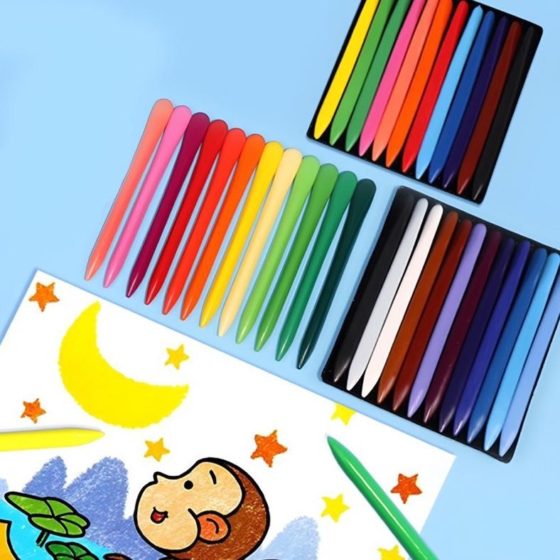 

Ox04 Crayon Mewarnai / Crayon Anti Air Anti Kotor Tangan / Pensil Warna Terlaris