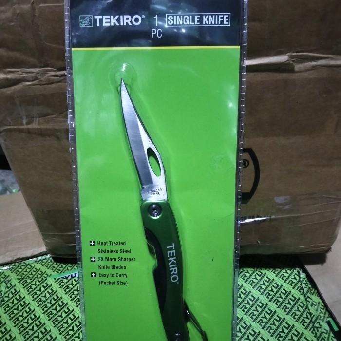 

favorit] pisau lipat single knife tekiro