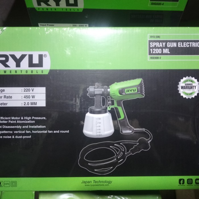 ] spray gun elektrik RSE 800-2 Ryu