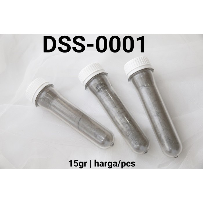 

Terlaris GR-DSS Lustre luster dust bubuk pewarna metalik silver perak SALE