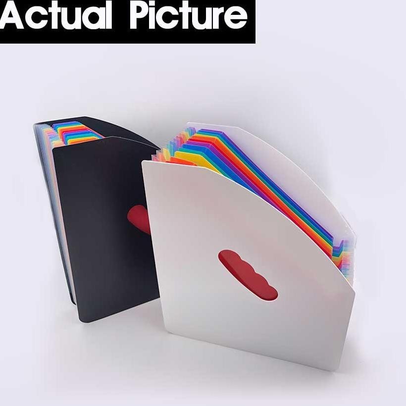 

fx-76 13 Sekat F4 File Folder A4 Expanding Meja Dokumen Map Stand Organ Warna Folio Kotak Organizer Original