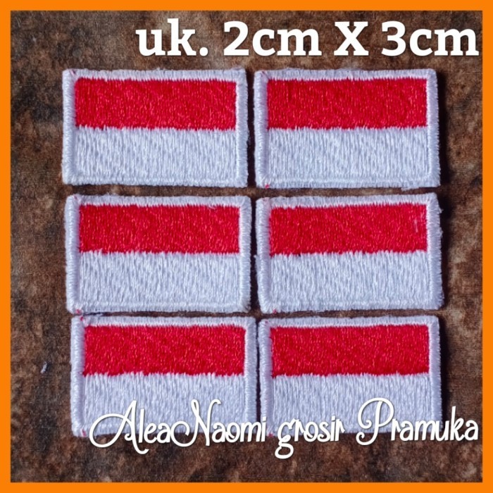 

&<&<&<&] bed bendera merah putih bordir logo merah putih bordir bedge