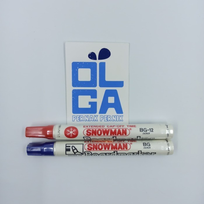 

] spidol papan tulis (snowman boardmarker)