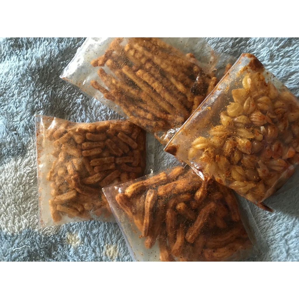 

Snack basreng makaroni kerang pedas