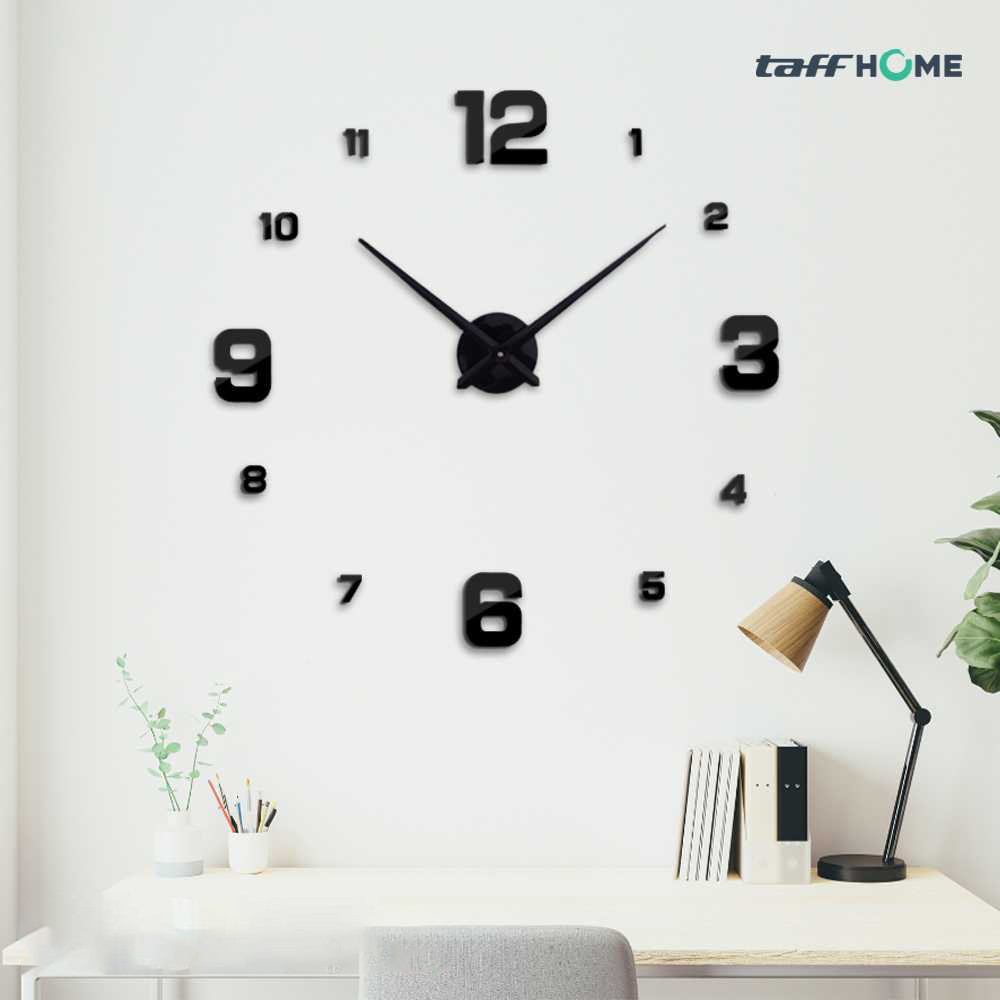 TaffHOME Jam Dinding Besar DIY 90-100cm - DIY -102/ Jam Dinding Minimalis / Jam Dinding Klasik / Jam