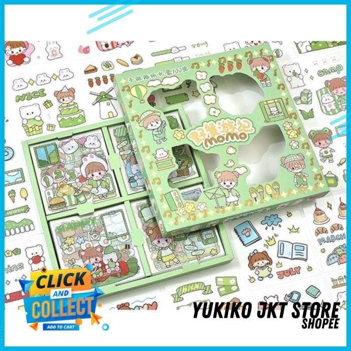 

100 LEMBAR STIKER MOTIF KARTUN KOREA LUCU ANTI AIR DEKORASI HANDBOOK SCRAPBOOK DIY PILIHAN TERBAIK