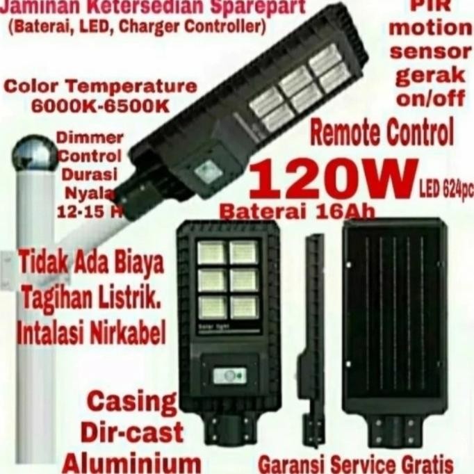 Lampu Jalan Solar Cell / Pju Led 90 Watt / Solar Street Light 90 Watt