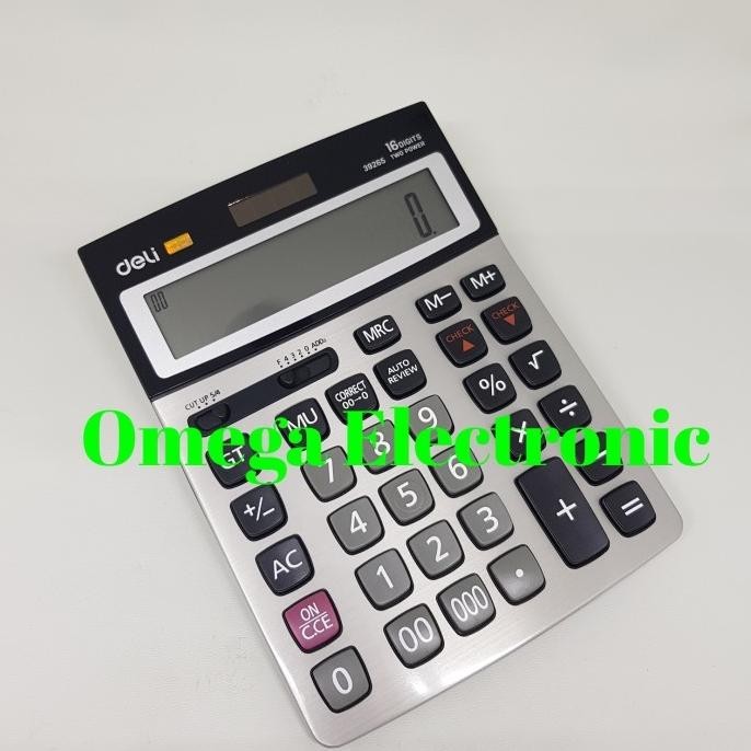 

HARGA DISC - Deli 39265 Calculator Check & Correct Desktop Kalkulator 16 Digits
