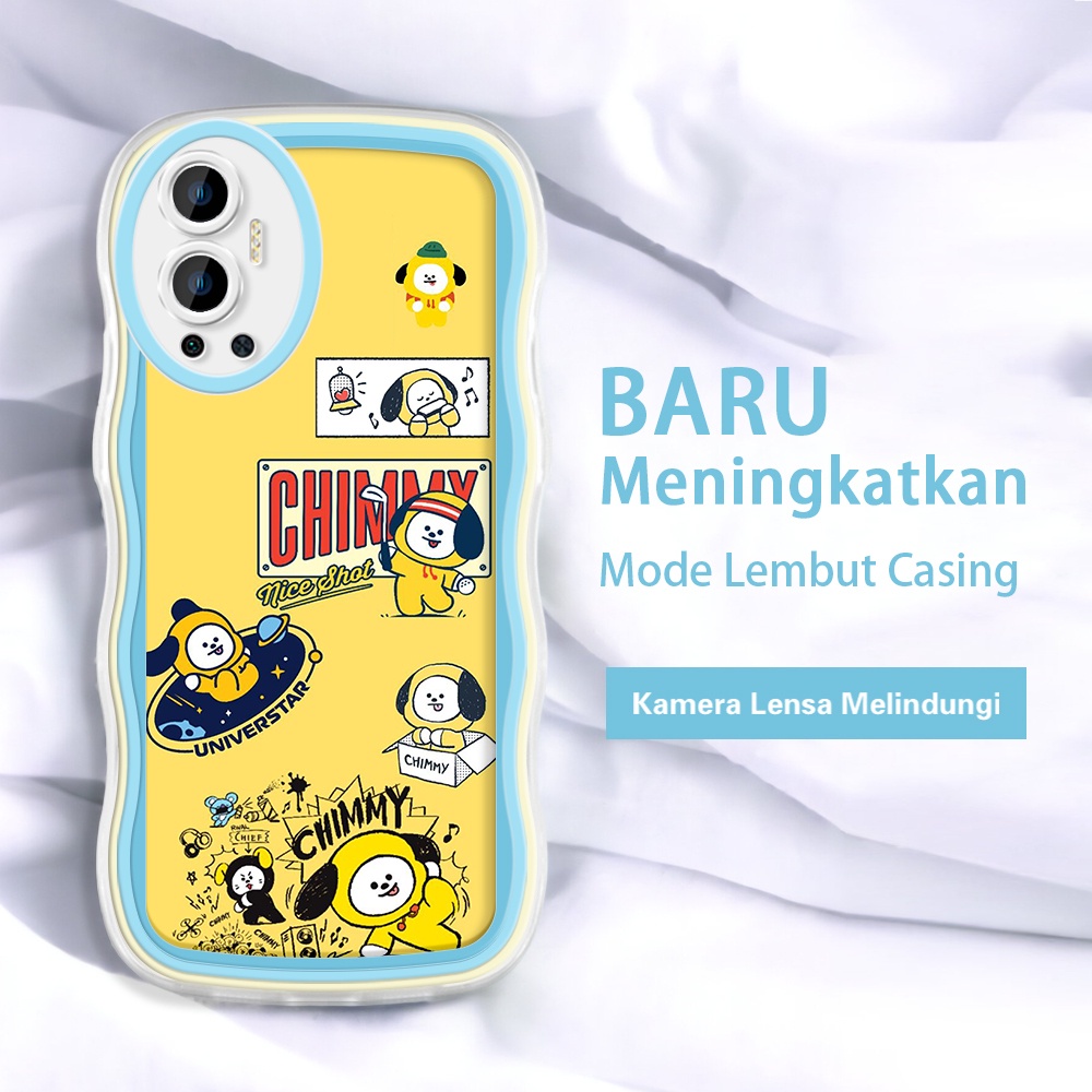 Infinix Hot 8 9 Pro 10 11 12 30 Play 11s NFC 12i  Casing Ponsel  Pola Cute BTS 21  warna-warni gelom