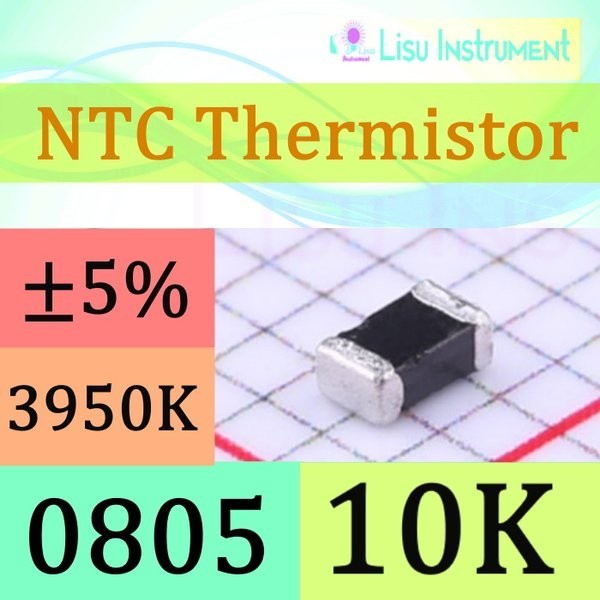 10K 0805 NTC Thermistor 5% 3950K@3% Temperature Sensor