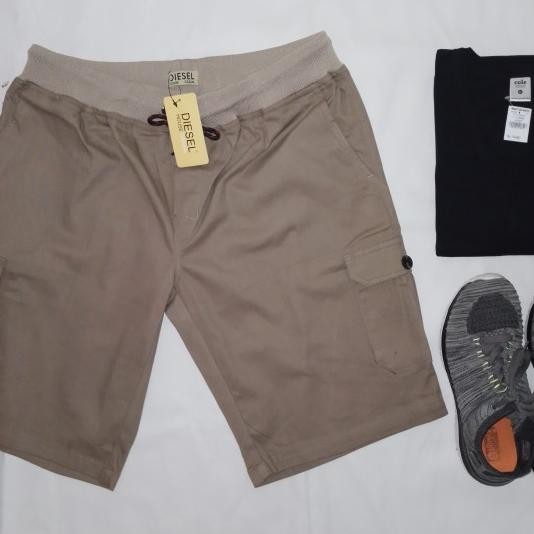 Cargo Woven Diesel House Celana Dek Diesel Pria Fulltag