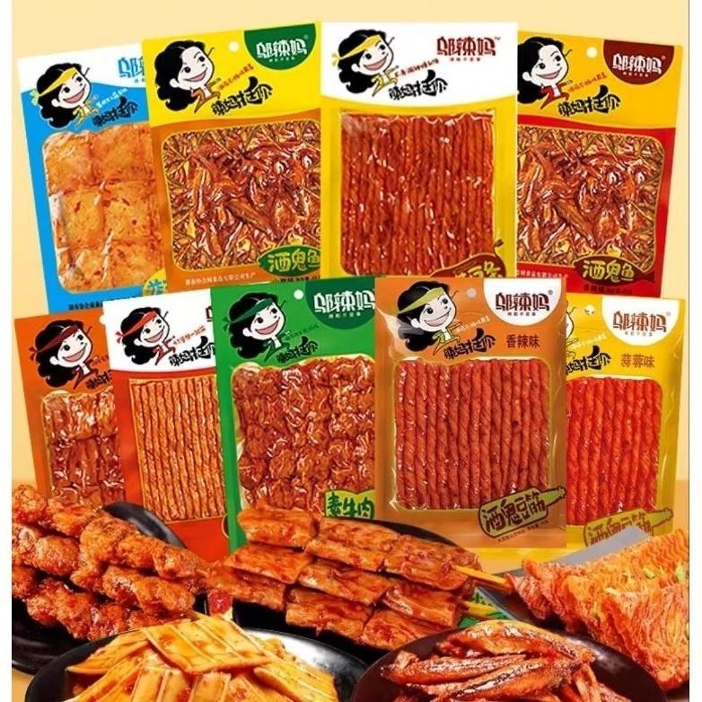 [Halal] Latiao / Latiao Halal / Latiao Snack Vegetarian / Latiao Snack Halal / Kembang Tahu