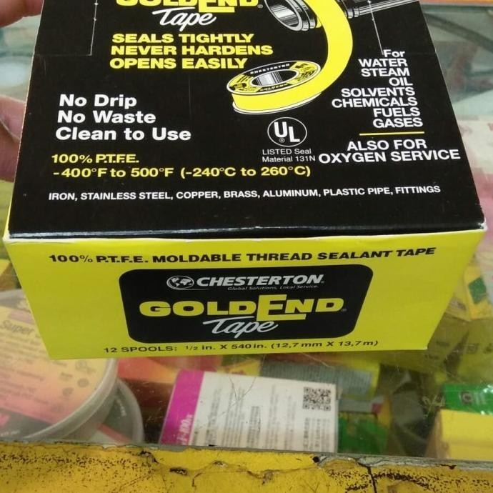 Seal Tape Chesterton /Gold End Tape 800/Seal Tape Oil And Gas