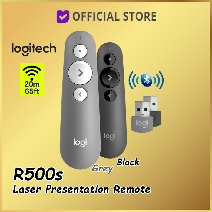 Logitech R500s Laser Presentation Remote Logitech R500 S R 500 pointer - black
