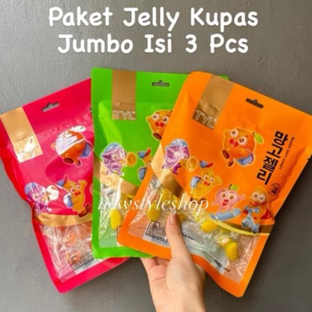 

[Halal] Paket Jelly Kupas Jumbo Isi 3 Pcs