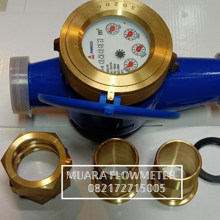 Flow Meter Amico 1.5" Dn 40 - Meteran Air Amico 1 1/2 Inch