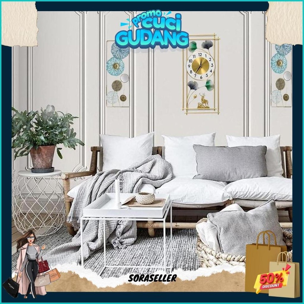 (Dyi) Hiasan Dinding Wall Decor Hiasan Ruang Tamu Dekorasi Ruang Tamu Bergaya Modern Minimalis