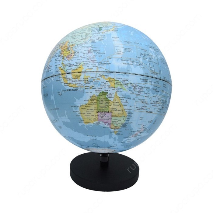 Ars Globe Mini 30Cm Dengan Lampu/Peta Dunia/Political Map
