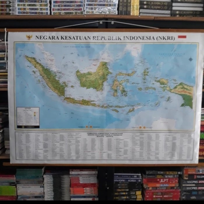 Ars Peta Indonesia Bingkai Sedang