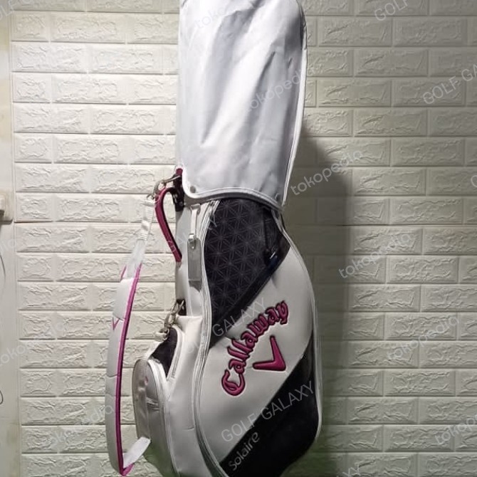 Nat Tas Golf Callaway Ladies Putih-Pink-New & Original