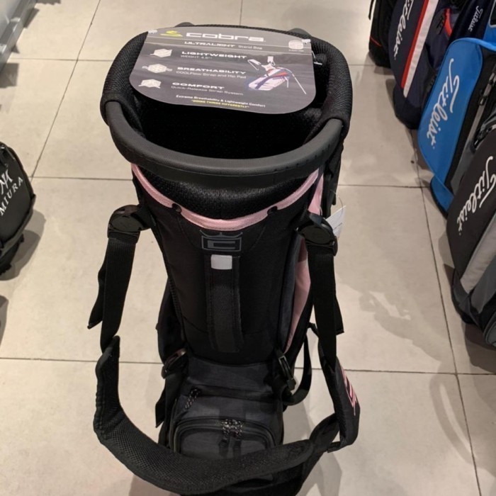 Nat Tas Golf Stand Bag Tas Golf Wanita Hitam Pink