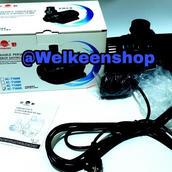 Yamano Act 16000 Pompa Kolam Ikan Koi Low Watt Pompa Air Naik 7 Meter