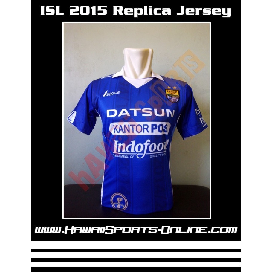 Jersey Persib Bandung Home Isl 2015 "Match Replica Edition" Terbaru