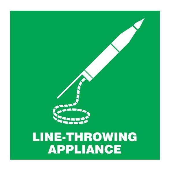 

] IMO Symbol Sticker IMPA 33.4118 Line Throwing / IMPA 334118