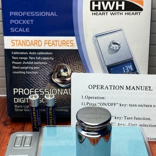 Hwh Timbangan Emas Digital Psp 300G / Akurasi 0.01G
