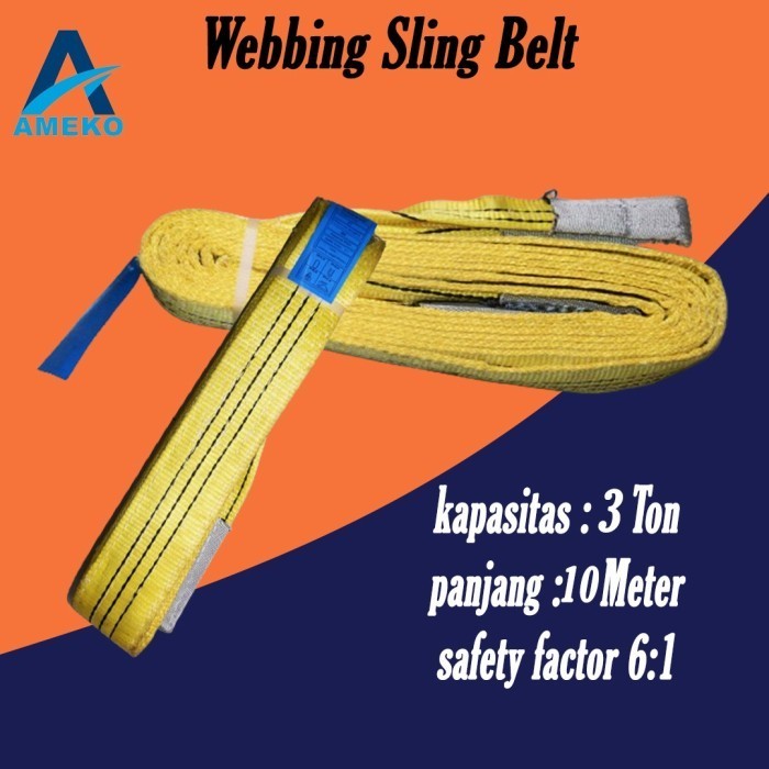 WEBBING SLING 3 TON X 10 METER