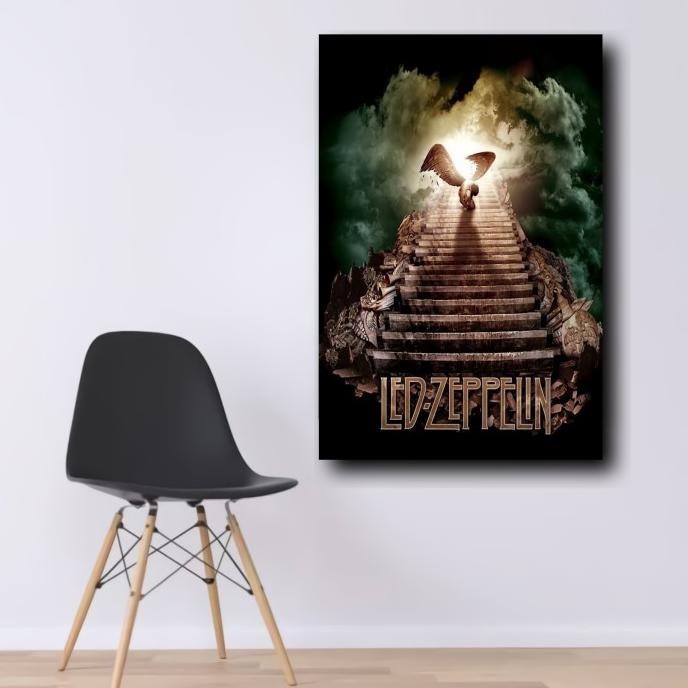 @@@@] poster kayu hiasan dinding walldecor led zeppelin