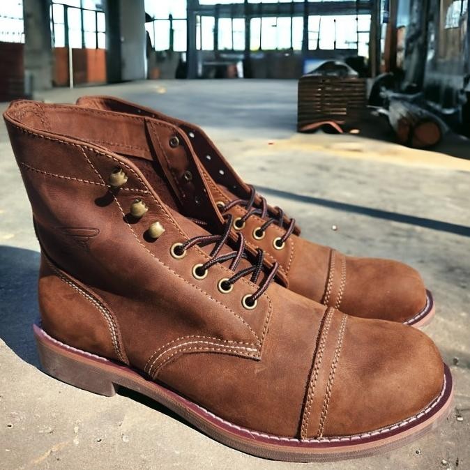 Sepatu Boots 8111 Iron R4nger Wild Crazy Horse Leather