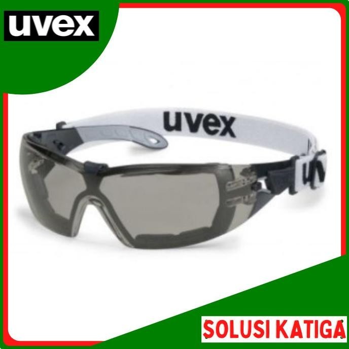 Kacamata Safety Uvex Pheos Guard Goggles Grey - 100% Original  Ready