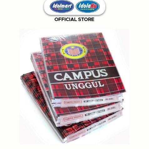 

IDOLMART Buku Tulis Campus Unggul isi 36 Lembar Buku Tulis sekolah Boxy/10 pcs BISA COD