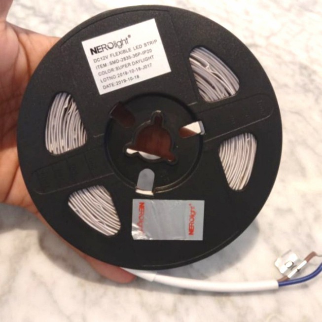 Led Strip Nero 18W Dc 12V 2835 36Led Flexible Strip Light Gratis Ongkir