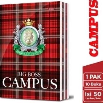 

BUKU TULIS BIGBOSS CAMPUS 50 LEMBAR ( 1 PAK ISI 10 BUKU) 100% ASLI BIGBOSS TERLARIS