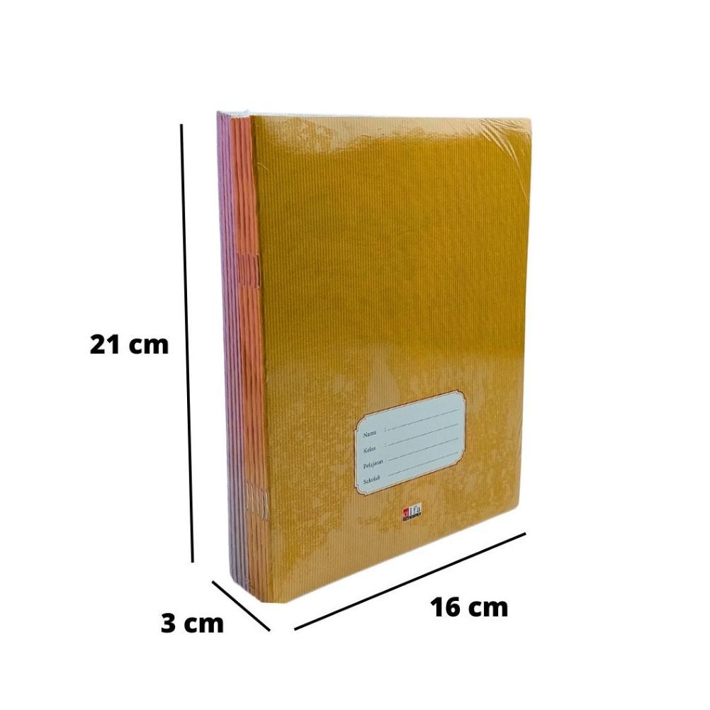 

(10pcs) Buku Tulis Alfa Kraft Isi 60 TERLARIS