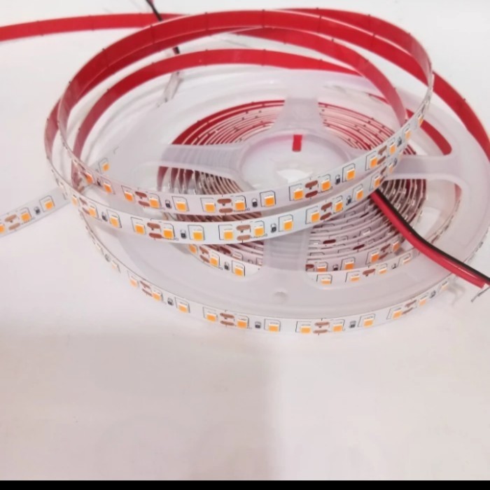 Lampu Led Strip 2835 Mata Rapat Dc 12V Warna Oren 5 M Gratis Ongkir