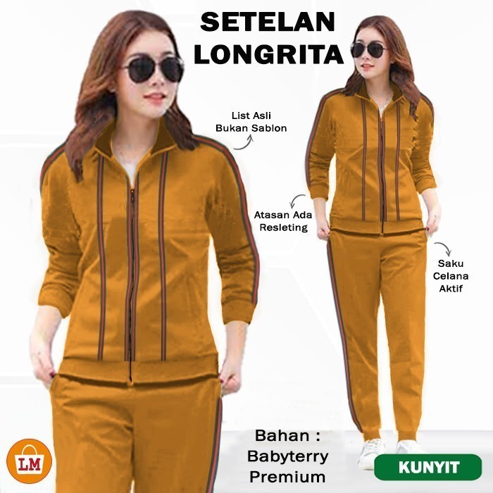 Srtel Setelan Senam Olhraga 1Set Remaaj Olahraga Ibuibu Stelan Senam Setelan Setlan Senam 17 Agustus