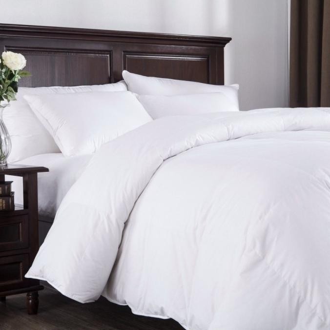 Quilt Cover / Duvet Cover / Sarung Bedcover Polos Putih Microtexx