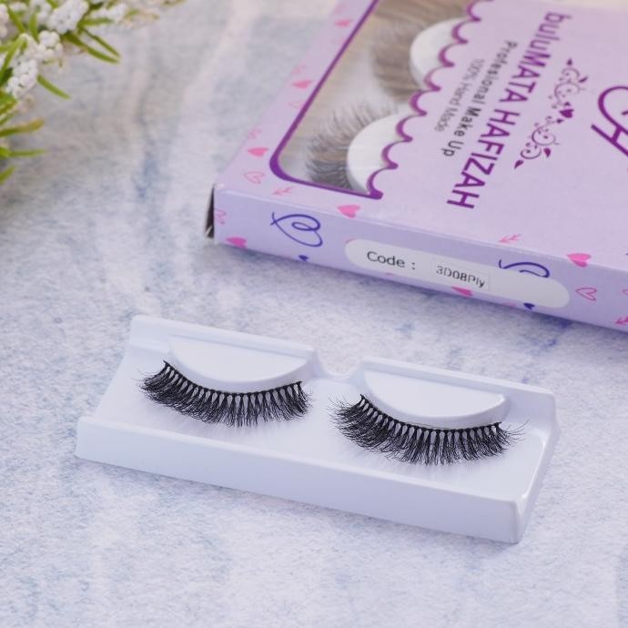 bulu mata palsu 3d tiga dimensi 08 Ply lusinan 12 pasang short / sipit JM23