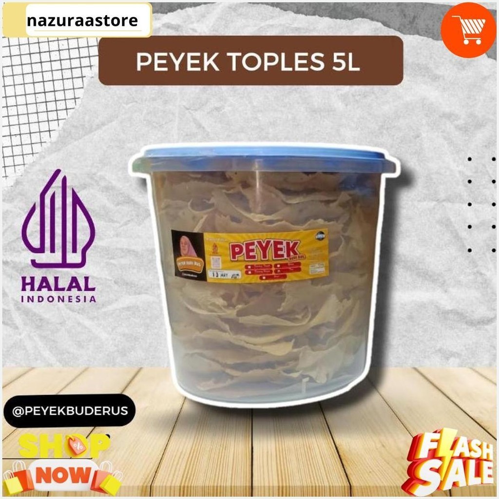 

Peyek Toples 5L Peyek Kacang Tanah Peyek Kacang Ijo Peyek Teri Peyek Rebon Peyek Kacang Rawit Gratis Ongkir