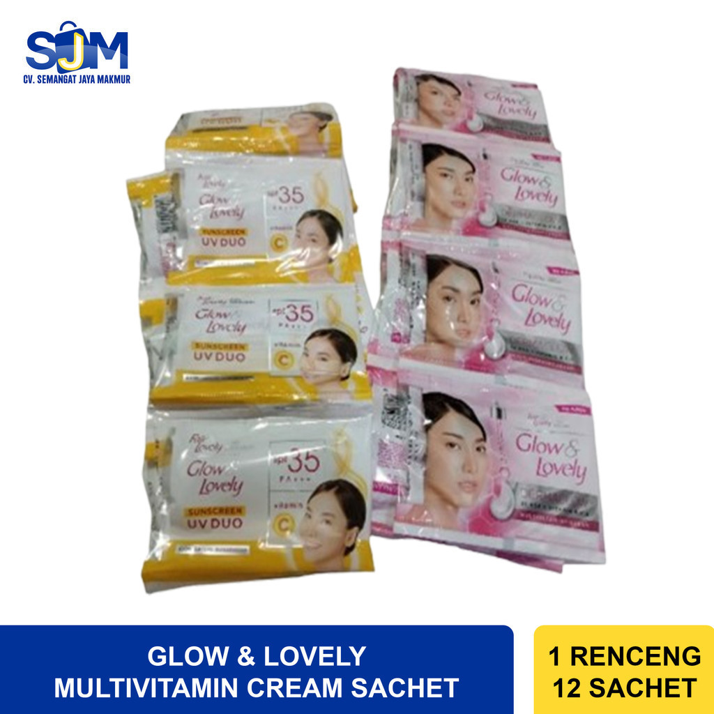 FAIR & LOVELY GLOW & LOVELY Brightening Facial Foam SACHET |Sabun Cuci Muka