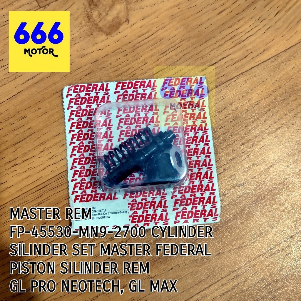 MASTER REM FP-45530-MN9-2700 CYLINDER SILINDER SET MASTER FEDERAL PISTON SILINDER REM GL PRO, NEOTEC