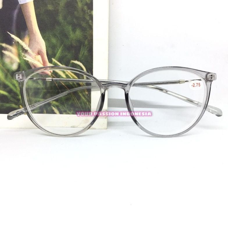 COD 8146 Kacamata Minus Oval -0.50 sd -4.00 Kacamata Minus Cewek Model Korea Aza-125