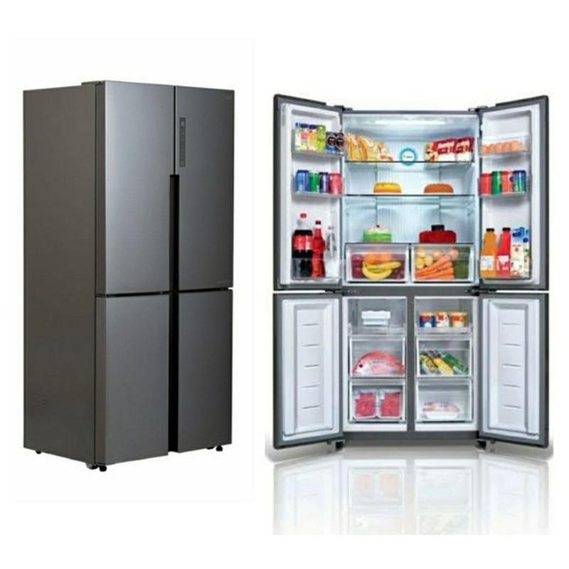 KULKAS AQUA JAPAN AQR IM 525 AM LEMARI ES 2 PINTU SIDE BY SIDE