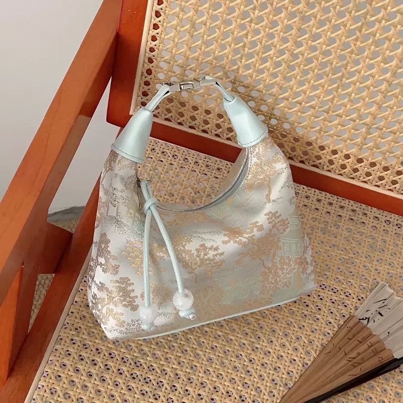 Niche Embroidery New Chinese Style Bag Ladies New Shoulder Chinese Style Tote